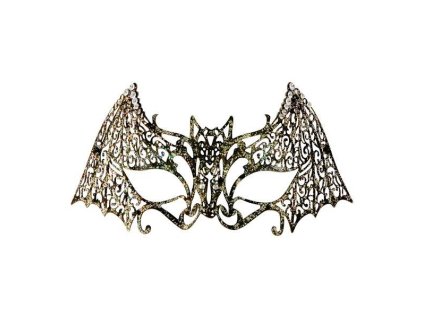 Škraboška Netopýr Gothic krajková Deluxe