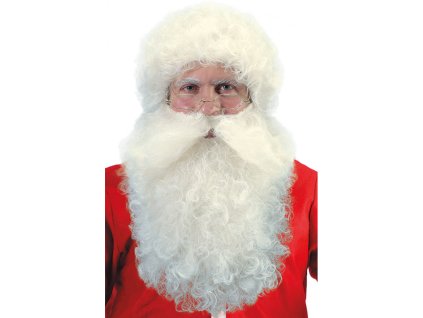 Mikulášská paruka s vousy hustá
