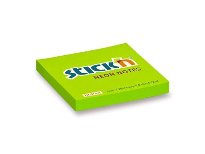 Samolepicí bloček Hopax Stick 76x76mm zelený