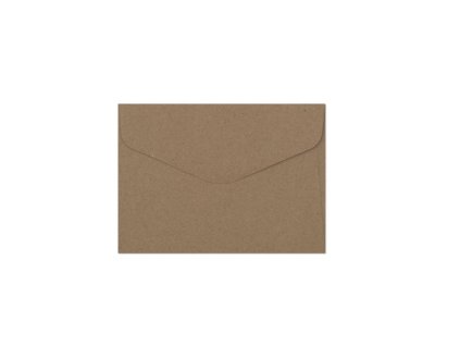 obálka B7 Nature hnědá 120g (88x125mm)