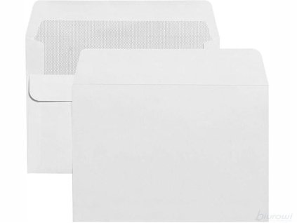 Obálka C6 114x162 mm bílá samolepicí