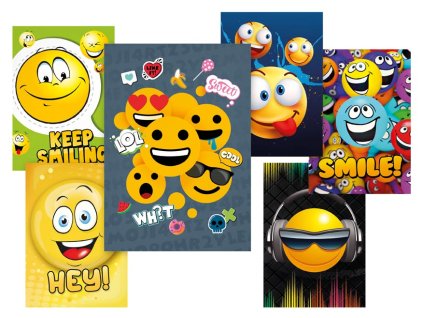 pohlednice s dětským motivem Smile