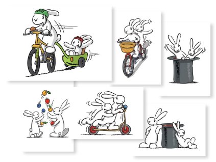 pohlednice Bob a Bobek