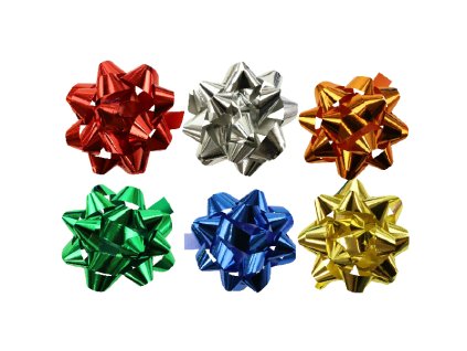 Rozetka metalická 3.5cm mix barev