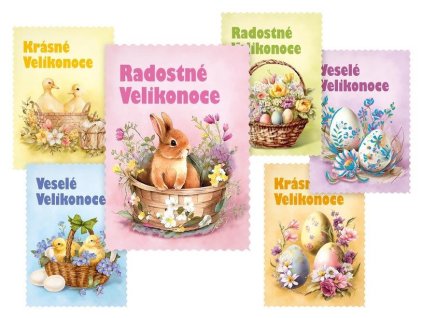 pohlednice Velikonoce - Výsek