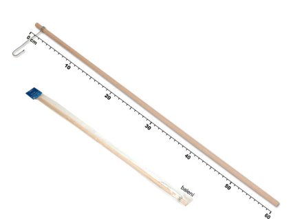 Držák na lampióny dřevěný 60 cm