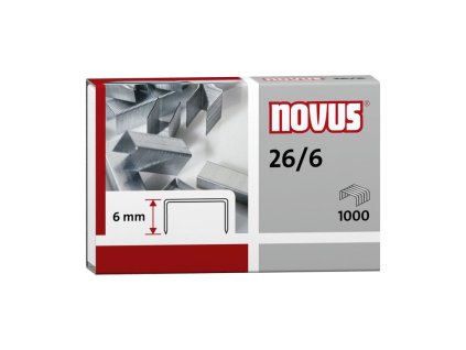 spojovače drátky Novus 26/6 super 1000ks