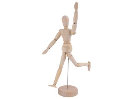 Dřevěný model lidského těla muž 33cm