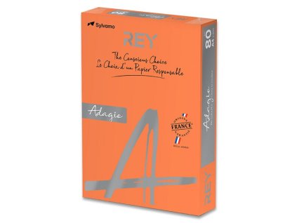 Papír barevný A4 oranžová 80g/m2 intenzi
