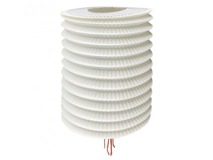 Lampion válec 16cm bílý PK103-10