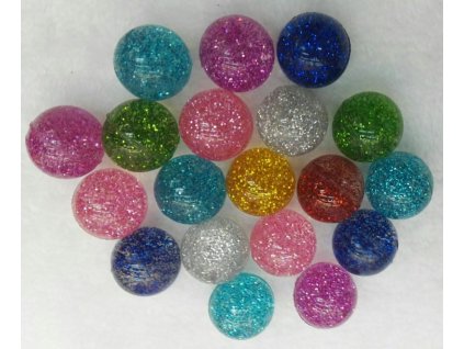 Hopík 24mm s glitry PK87-20 mix barev