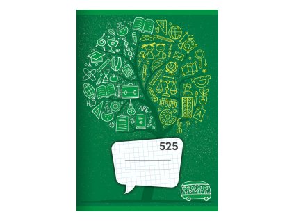 Sešit 525 A5 čtvereček 20 listů
