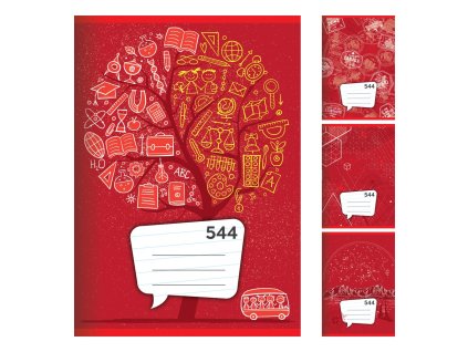 sešit 544 A5 40 listů linka