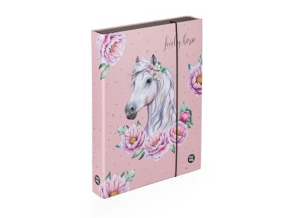 Box na sešity A4 Jumbo kůň romantic