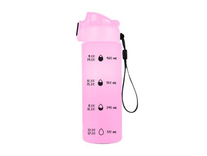 Láhev OXY CLiCK 600 ml PASTELINI růžová