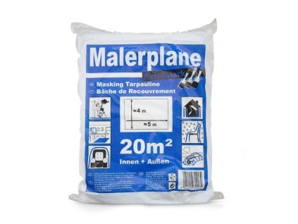 Folie krycí LDPE 4m x 5m, pevná, ks čirá