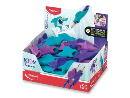 Nástavec na tužku Finger Guide Maped Kidy Learn Grip - shark, mix barev