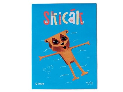 Skicák A4 10 listů 180g/m2