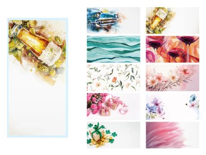 Dopisní obálka MFP DL barevná (mix)