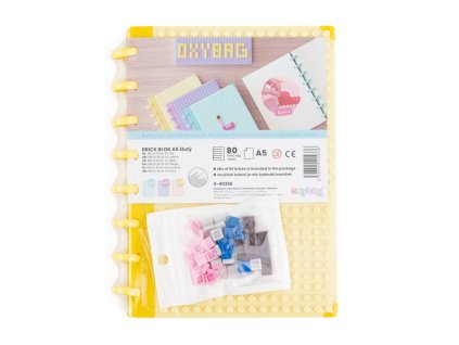 Blok A5 Brick blok žlutý