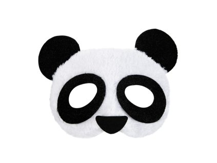 Maska plyšová panda