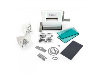 SIZZIX Vyřezávací strojek Sidekick bílý