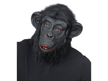 Maska opice latexová - šimpanz