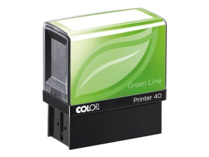 Strojek printer 40 černý, otisk 23x59mm Green line