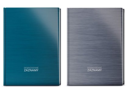 Denní záznamy A4, lamino desky mix barev