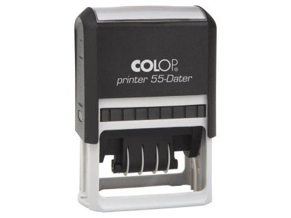 strojek razítka Printer 55 Dater D03 kryt černý / polštářek černý