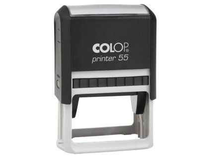 strojek razítka Printer 55  kryt černý / polštářek černý