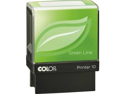 Strojek Printer 10 green line, poduška černá