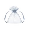Organzový sáček, stříbrný, 7.5 x 10 cm