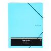 Mapa 3klopy s gumou A4 PASTELINI modrá