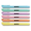 Zvýrazňovač Kores High Liner Pastel 6ks