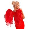 Andělská křídla,červená, 80x65cm péřová