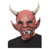 Maska čerta s velkými rohy
