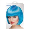 Paruka světle modrá dámská mikado
