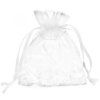 sáček organza bílý 15x23cm