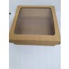 Krabička 170x130x38mm s průhledným víkem