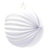 Lampion koule-bílá 24cm PK103-11