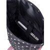 Batoh Meatfly Holler, Black Dots, 28 L, černá, růžová