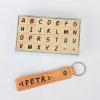 Dřevěná razítka Aladine, 28 ks - Abeceda