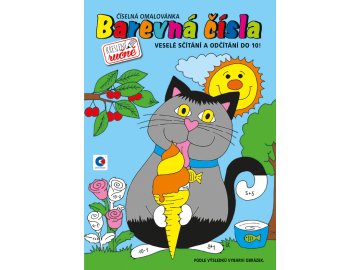 Číselná omalovánka - A4 - Barevná čísla