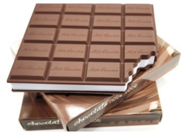 Notes linka 10x7cm-80listů čokoláda-aroma PK59-39