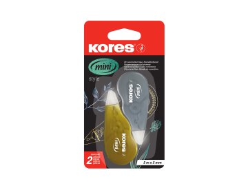 Korekční strojek Mini Roller zlatá a stříbrná 2 ks