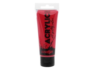 Akrylová barva JUNIOR 75 ml - červená/red