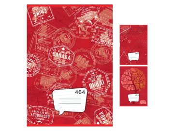 Sešit A4, 60 listový - linkovaný 464