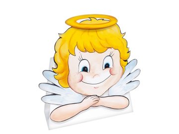 Mikulášská taška papírová 22 x 22 cm 10721 mikuláš a andílek - 9 POSLEDNÍ KUSY -