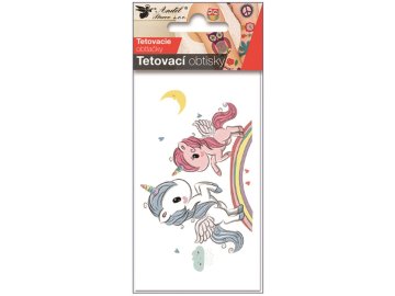 Tetovací obtisky 6 x 10 cm - jednorožci velcí 16035